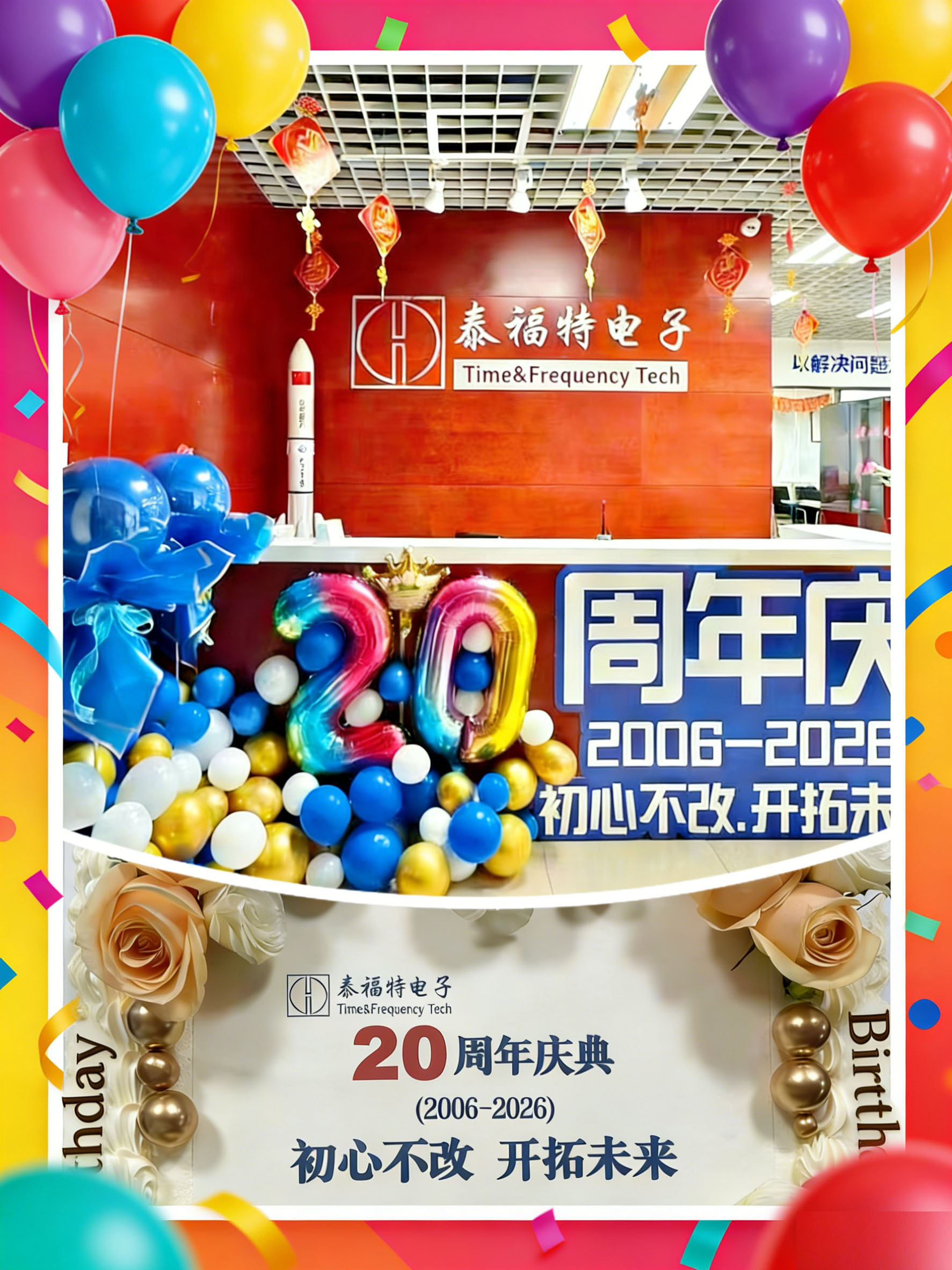 初心不改，開拓未來(lái)！我們20歲了！